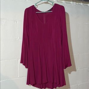 Express maroon dress